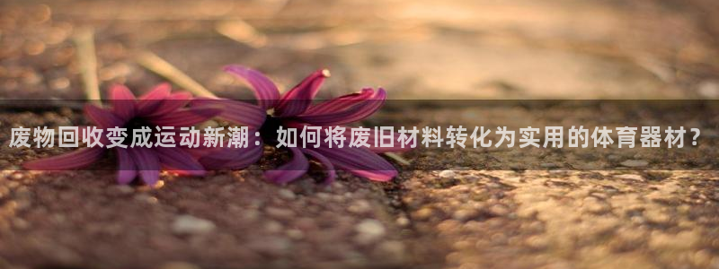 zoty中欧体育官方正版app五金厂:废物回收变成运动新潮: